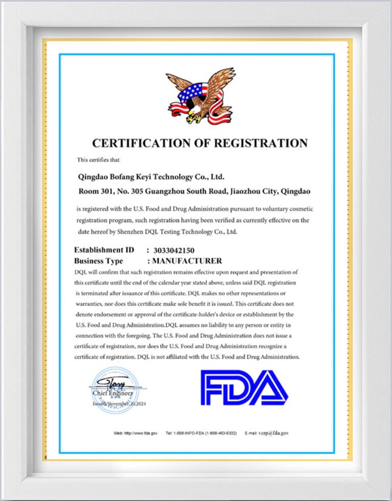 Início 1 Eyelashes registered in USA FDA