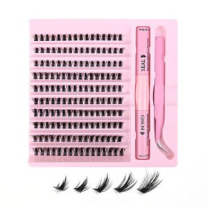 eyelash wholesale mink extensions bulk packaging-cluster eyelashes kit
