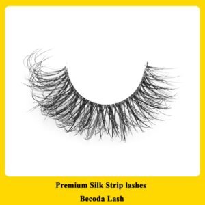 Silk Strip Eyelashes | Lightweight Reusable False Lashes | Becoda