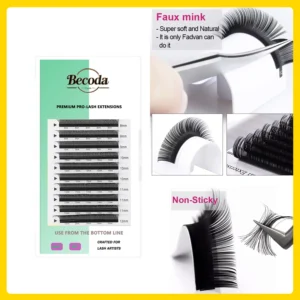 Classic eyelash Extensions – Premium Korean PBT | Becoda Lash Manufacturer