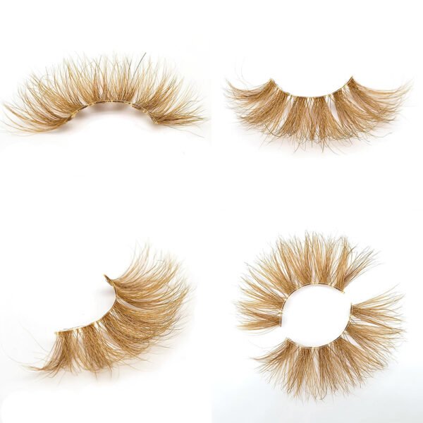 Lash Blonde 25mm Brown Mink Lashes | Brown Strip Lashes | Becoda Lash