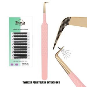 Lash Tweezers 90 degree tweezers | Professional Grade Becoda
