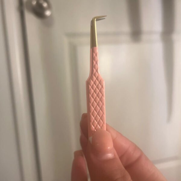 professional lash tweezers-90 Degree Tweezers