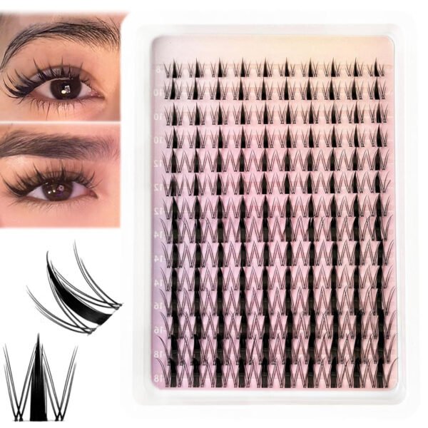wet set lashes deliver the coveted wet look lash extensions effect with professional-grade synthetic fibers and D-curl design