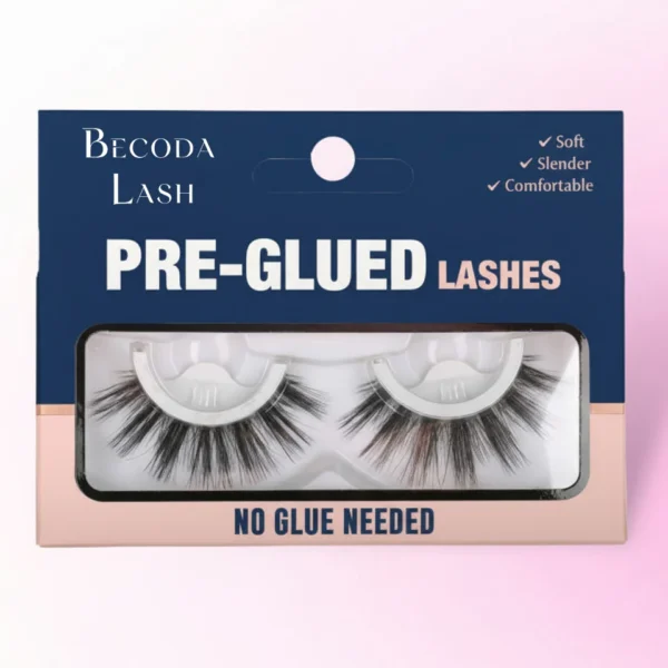 Pre Glued Lashes: Pindu lash vendor | Becoda
